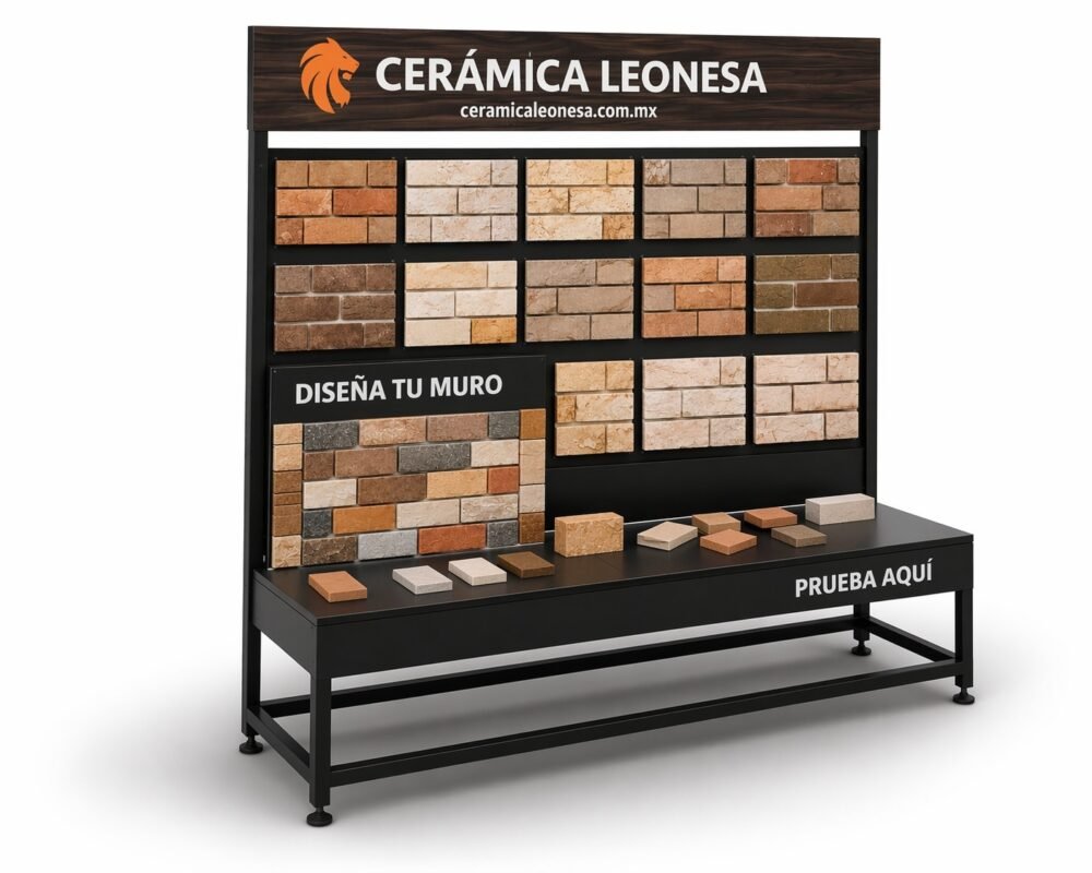 Textura natural de la Colección Tierra Alta de Cerámica Leonesa